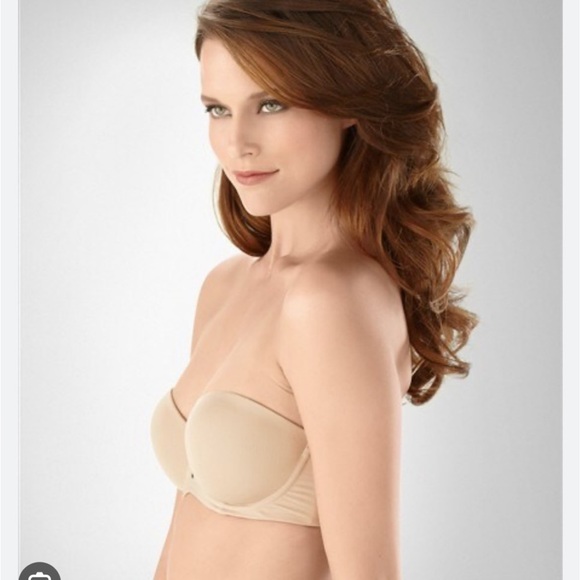 SOMA intimates ALLURA strapless bra 4 way stretch nude size 36D - Picture 2 of 12